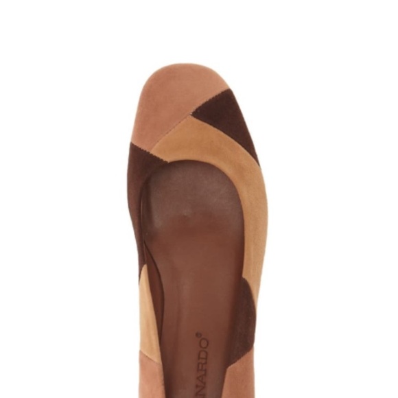 Bernardo New Roxanne Color Block Pump Brown Size 5 - Picture 4 of 9